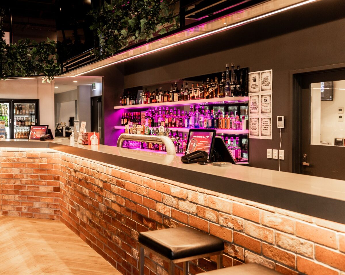 The Australian Hotel bar in Murgon