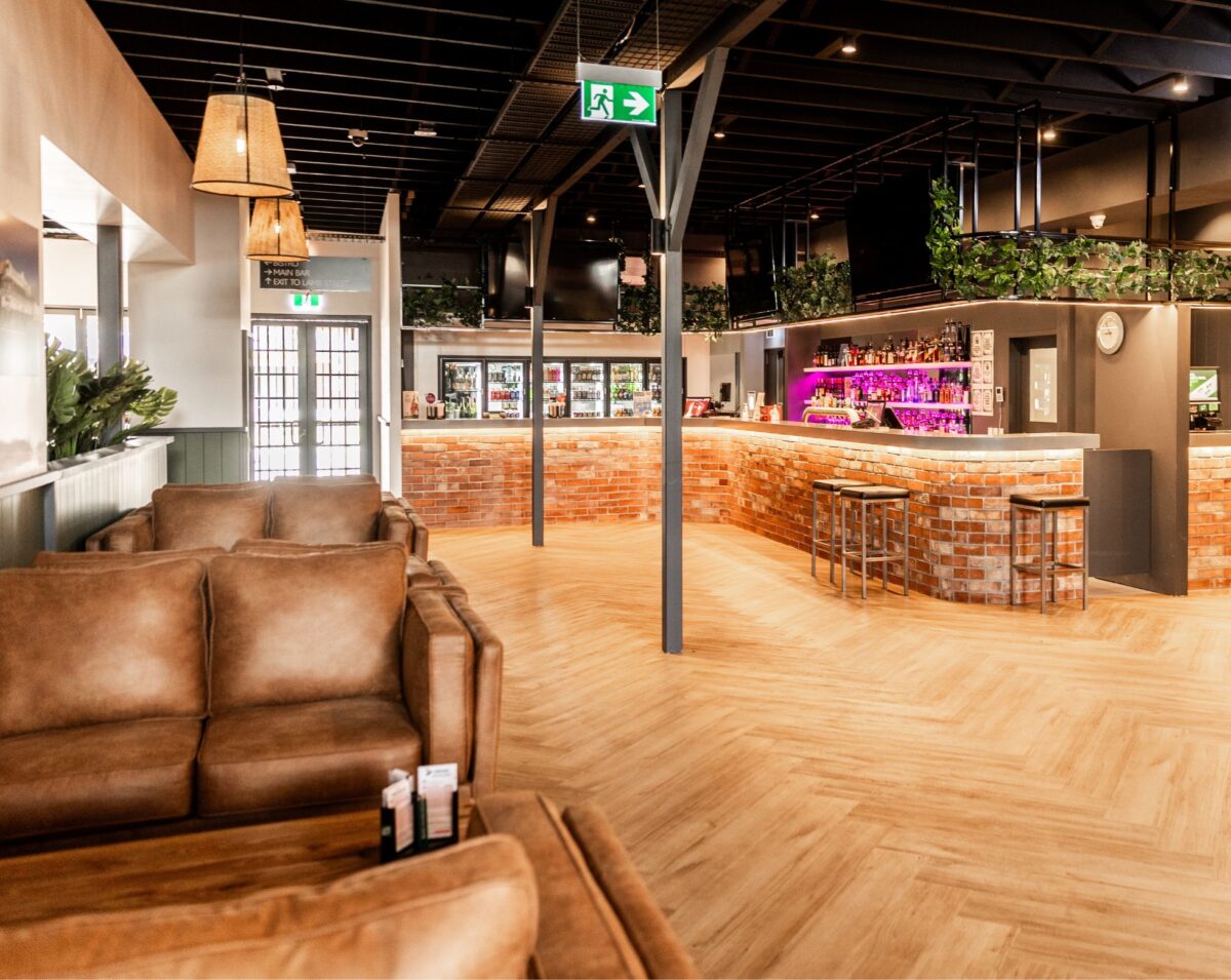 The Australian Hotel bar in Murgon