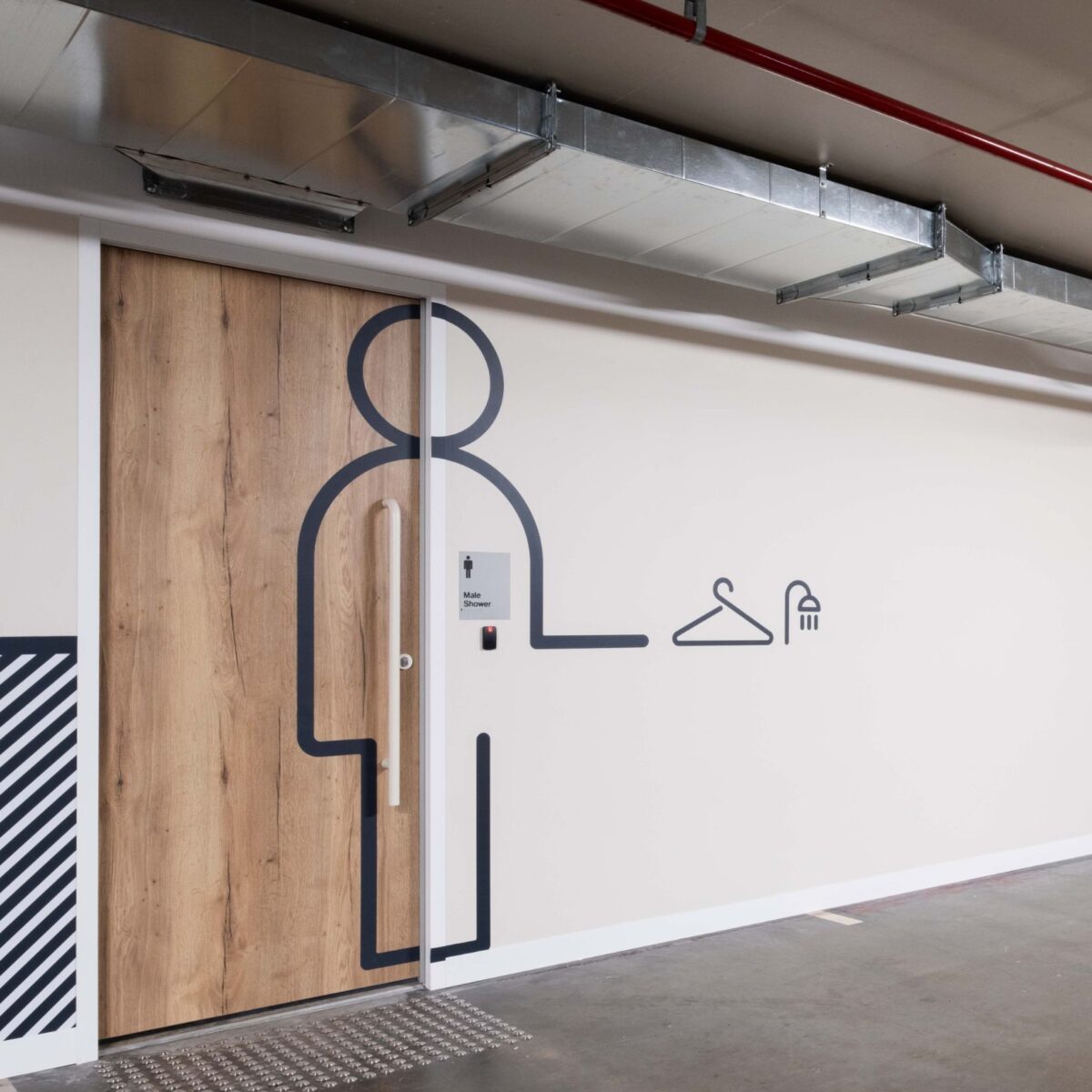 End of trip facilities at The Barracks